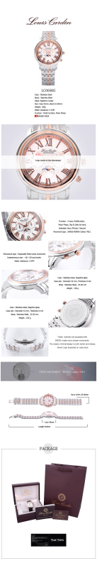 Buy Louis Cardin Swiss Made Slim Watch Stainless Calf Waterproof Strap  Sapphire Crystal Online at desertcartINDIA