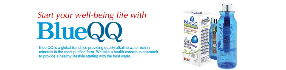 BlueQQ the Ultimate Alkaline Natural Mineral Water Ionizer 500ml 