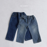 DE MARVI Kids Children Elastic Waist Denim Jean Pants Boys Girls Clothing Korean Manufacturer