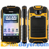 V5 Shockproof Android 2.3 Wi-Fi 3.5 Inch Capacitive Screen Smart Phone (Yellow)