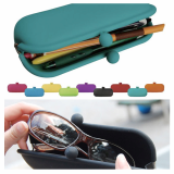 Silicone Make Up Pouch Eyeglass Pen Case