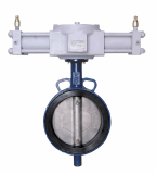 Center Lined Butterfly Valve, Hydraulic Operator 