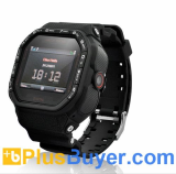 Quadband Sports Watch Mobile Phone with 1.5 Inch Touchscreen and Camera