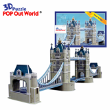3D Puzzle Educational DIY Toy Architecture Model Tower Bridge