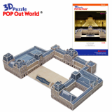 3D Puzzle Educational DIY Toy Architecture Model Louvre Museum