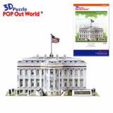 3D Puzzle Educational DIY Toy Architecture Model The White House