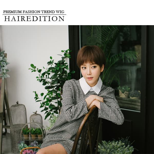 Human Hair Wig Full Coverage Boysh Short Hair Style Tradekorea