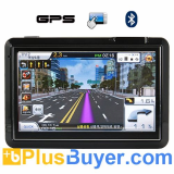 GuideStar - 4.3 Inch Touchscreen GPS Navigator with Multimedia System