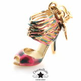 [CharmsHolic] Fancy High Heel Shoe Charm_Gold