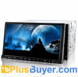 Road Wolf - 7 Inch Two DIN Car DVD Player with GPS and DVB-T (Dual Zone, Detachable Panel)