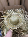 Wholesale Straw Hat Pava Hat Sombrero for Adults Traditional Puerto Rican Pava Straw Hat Costume