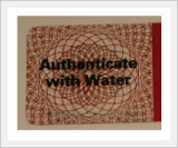 Water Indicate Label