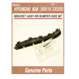 866143X000 _ BRACKET ASSY_RR BUMPER SIDE MT _ Genuine Korean Automotive Spare Parts _ Hyundai Kia _M