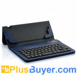 Detachable Bluetooth Keyboard + Leather Case For Samsung Galaxy Note 8.0 - Blue