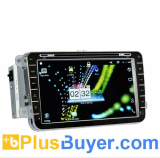 Knight Rider - 8 Inch Android 2.3 Car DVD Player for Volkswagen (2 DIN, 3G + WiFi, GPS)