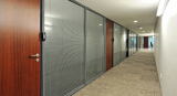 Acoustic decorated Office Building Glass Partition
