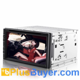 Road Cougar - 6.95 Inch HD Touchscreen Car DVD Player w/ GPS, Bluetooth, DVB-T