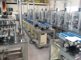 Automatic Assembly line for medical products.