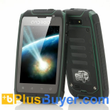 Meteoroid - 3.5 Inch Rugged Android Phone - Green (Waterproof, Shockproof, Dustproof)