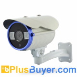 BlueStrike - CCTV Security Camera with DVR (1/3 Inch CCD, Dual IR Array, USB & BNC)
