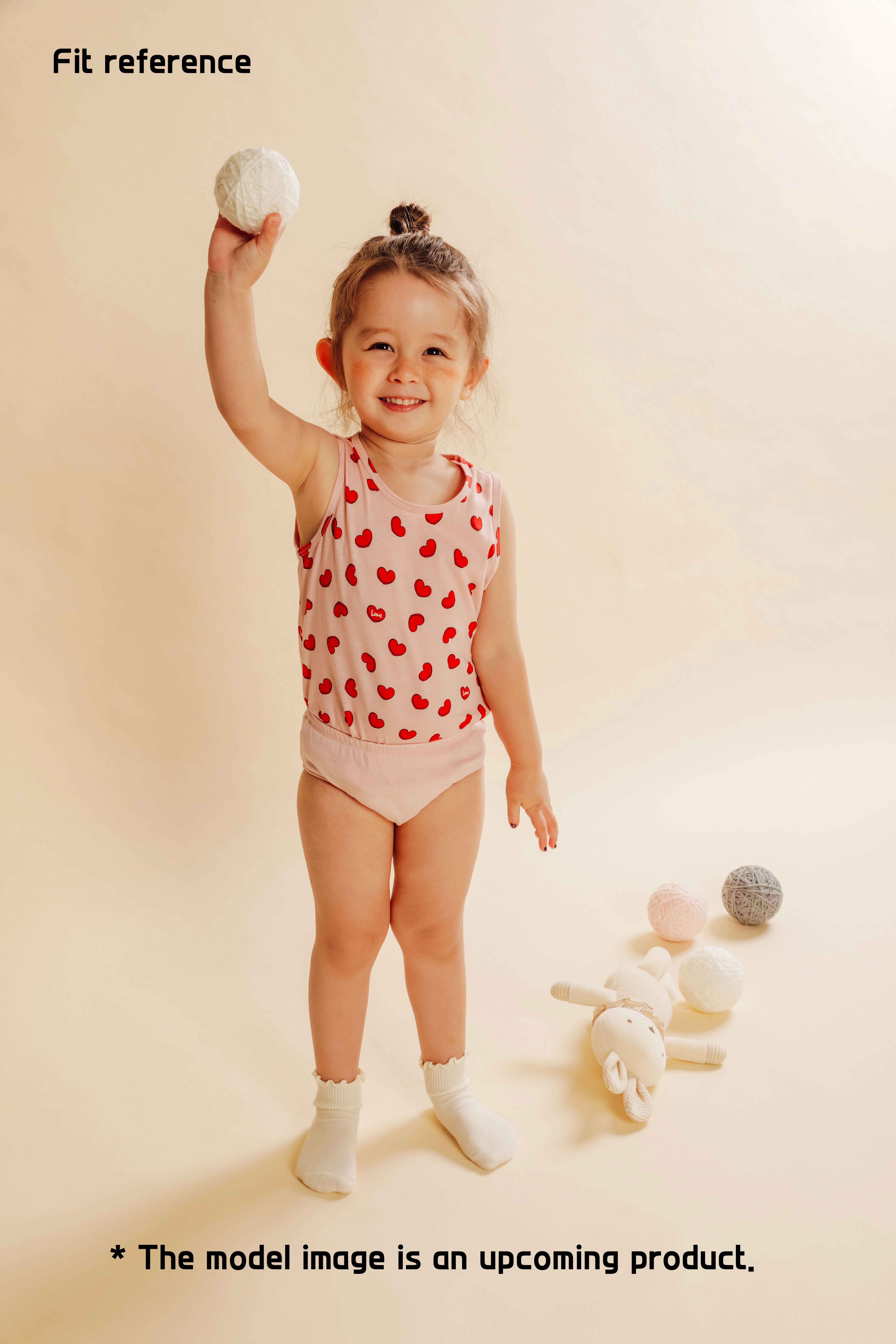 Doridori Little Girls' Organic Cotton Underwear Undershirt For Kid