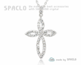Common prong cross necklace_PW0055