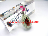 real insect embed resin  fancy keychains