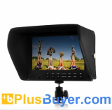 7 Inch On-Camera 1080P Monitor for DSLR (Built-in Speaker, HDMI Out)