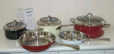 Coated Stainless Steel Cookware