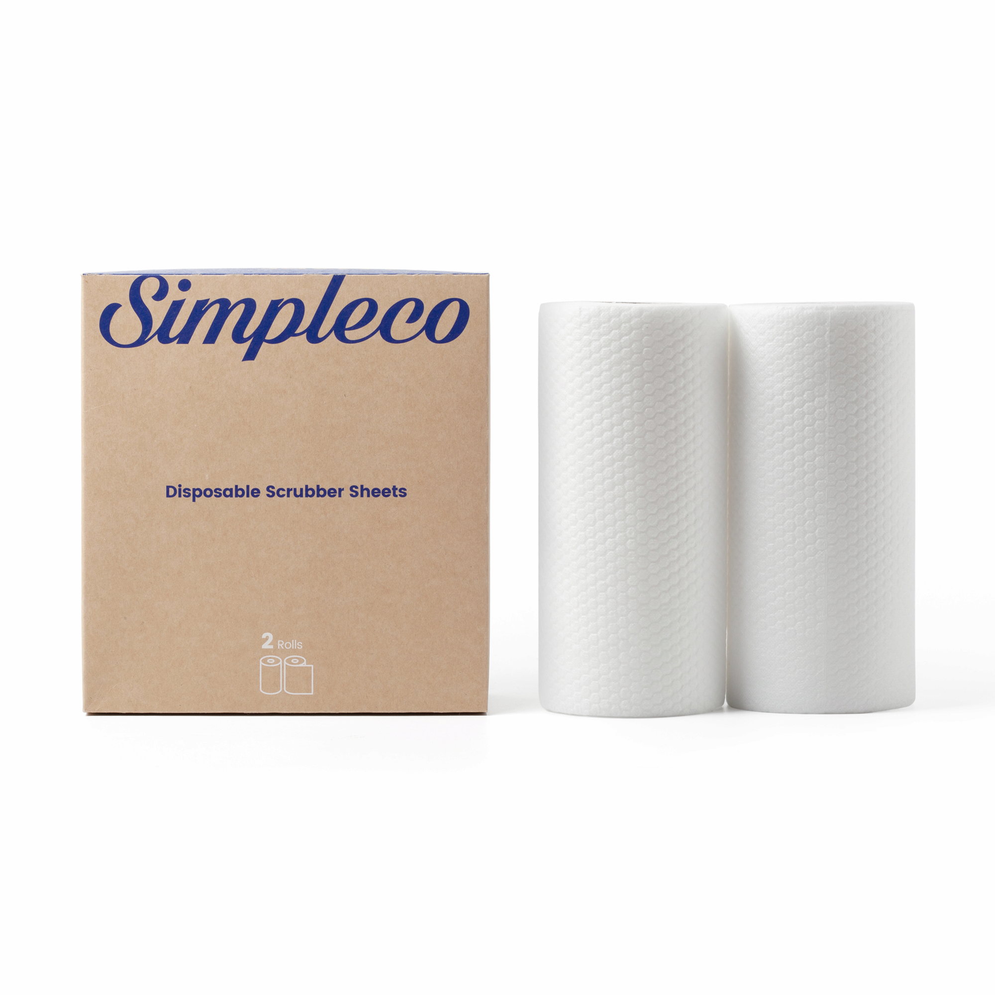 Simpleco Roll Type Dish Scrubber Sheets _ Plant_Based Sheet Sponges for Dishes_ 2_Roll