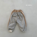 DE MARVI Kids Toddler Striped Loose_fit Sweatpants Boys Girls Track pants Wholesale Korean