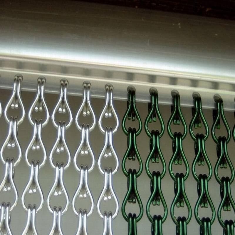 aluminium chain insect door fly screen curtain