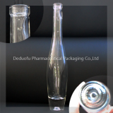 Clear Glass Champagne Bottle