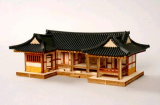 ㄷ-shape Tile-Roofed House- Made DIY Toy , Gift , Model 