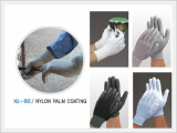 Nylon PU Palm Coated Gloves
