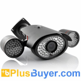 StrongFortress - 161 LEDs Night Vision IP Camera with Dual Stream
