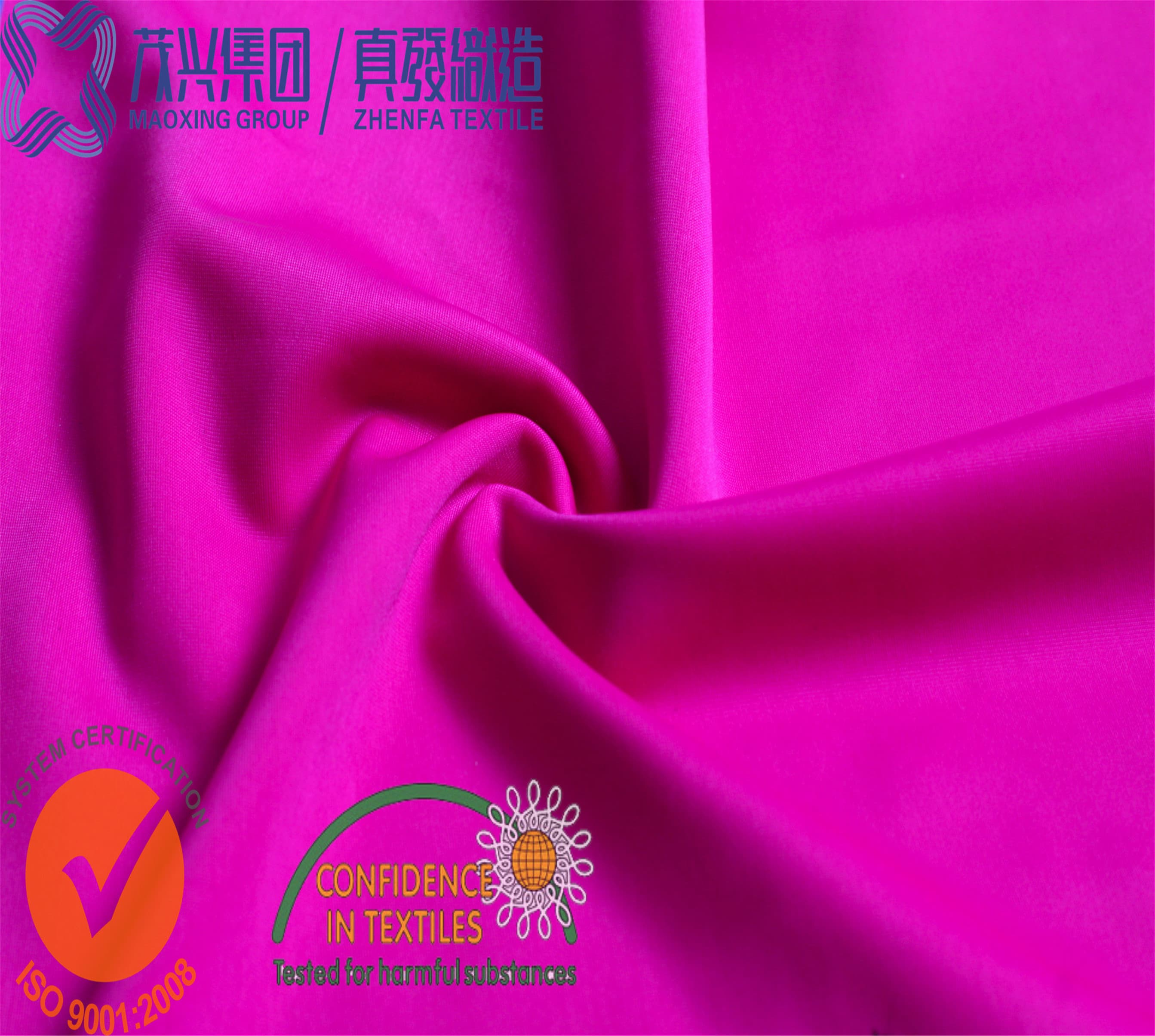 High Quality 90% Polyester 10% Spandex Satin Stretch Polyester