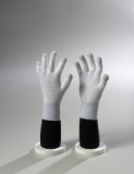 Carbon ESD Non Coated stripe gloves