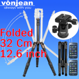 Vonjean VT-552QBR traveler tripod + VD-283QX ballhead for digital SLR, mirrless camera 