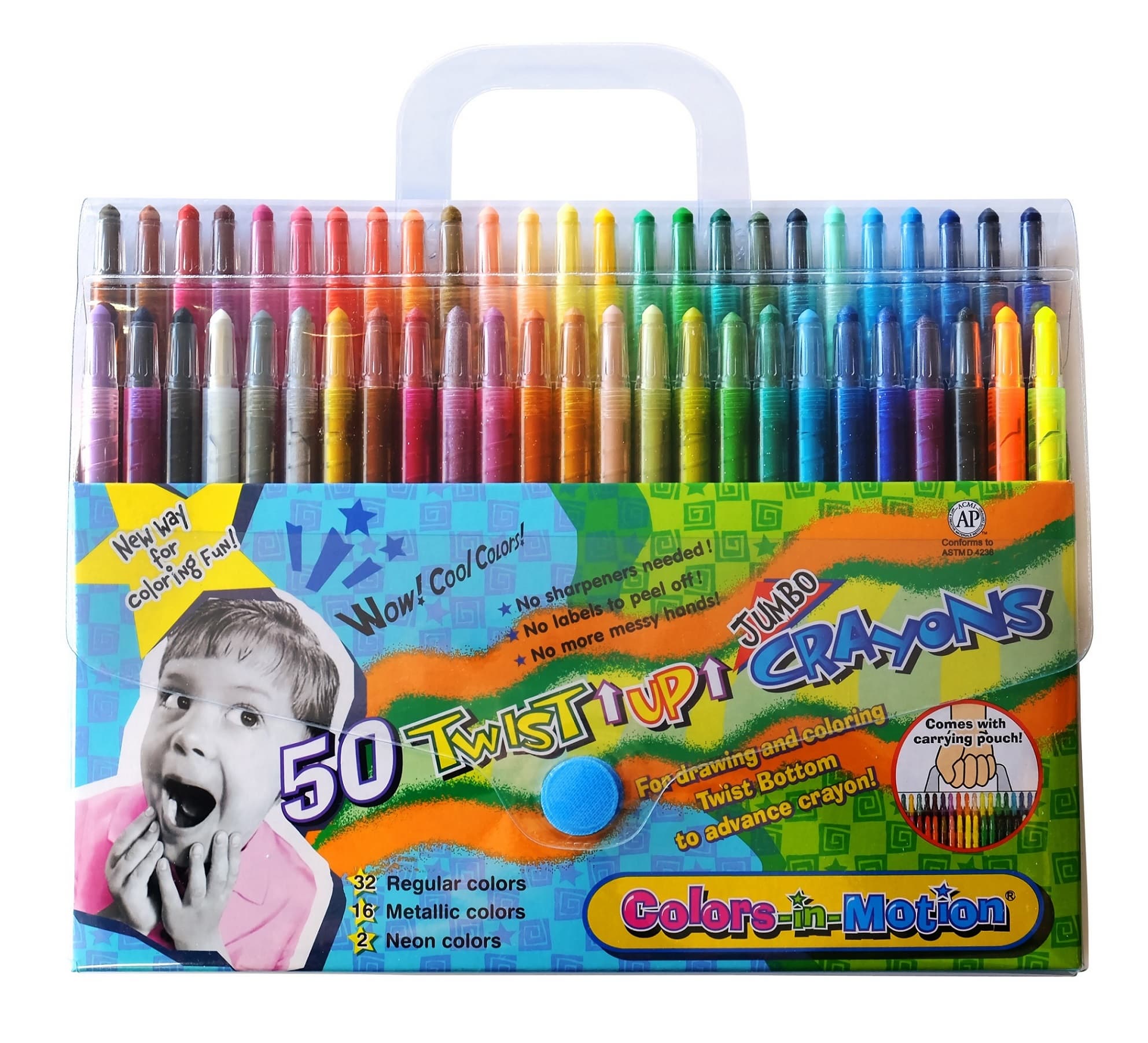 Lakeshore 8-Color Jumbo Crayons - Student Pack