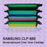 Samsung CLP660 Compatible Color Toner Cartridge, Korea
