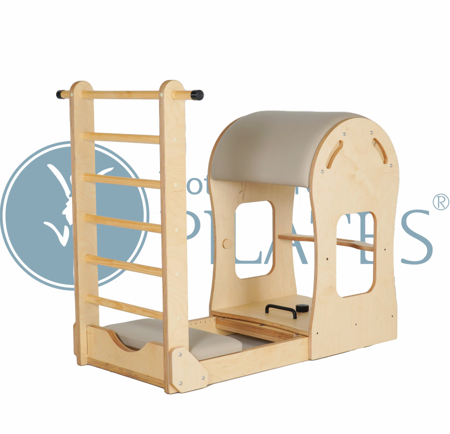 Dual Chair & Barrel  Pilates Barrel for Home, Pilates Ladder Barrel (by  MOTIONCARE PILATES)