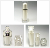 Acrylic Dual Layer Skin Care Bottles Series