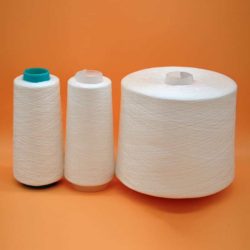 China 100pct Polyester Yarn For Sewing Thread On Dyeing Tube