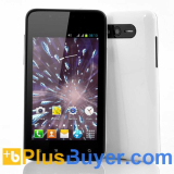 Hail - 4 Inch Android Phone (1GHz Broadcom CPU, 800x480, 4GB Memory, White)