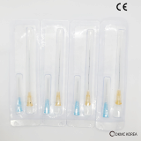 Korea premium CE certified Sterile Micro 25G 27G Micro Filler Cannula Needle For HA filler
