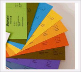 Color Embossed Papers