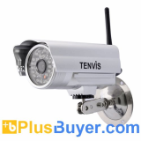 Tenvis - WiFi Wireless IP Camera (1/4 CMOS, 30 IR LED Night Vision)