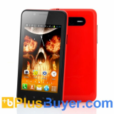 Flame - 4 Inch Android Phone (1GHz Broadcom CPU, 800x480, 4GB Memory, Red)