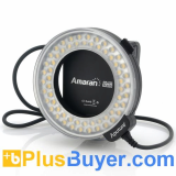 Apurture Amaran AHL-C60 - Macro LED Ring Light For Canon (60 LEDs, 6W, 8 Mounts)